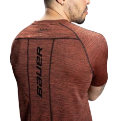 BAUER FLC PERFORMANCE WARMTH TECH TEE -Bauer 1060277 0426 cayenne 4