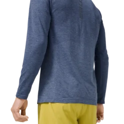 BAUER // Lululemon METAL VENT TECH HALF ZIP -Bauer 630690 blue 2