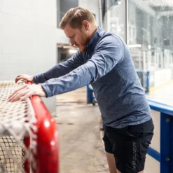 BAUER // Lululemon METAL VENT TECH HALF ZIP -Bauer 630690 blue 4