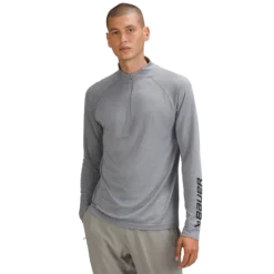 BAUER // Lululemon METAL VENT TECH HALF ZIP -Bauer 630690 grey 1