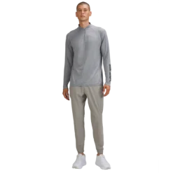 BAUER // Lululemon METAL VENT TECH HALF ZIP -Bauer 630690 grey 2