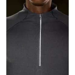 BAUER // Lululemon METAL VENT TECH HALF ZIP -Bauer 630690 grey 4