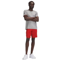 BAUER // Lululemon 9" PACE BREAKER SHORT -Bauer 667476 red 4