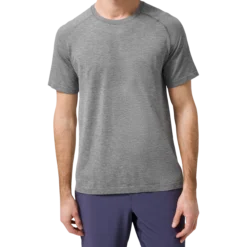 BAUER // Lululemon Metal Vent Tech Short Sleeve Tee -Bauer 687244 grey 1