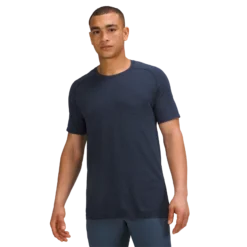 BAUER // Lululemon Metal Vent Tech Short Sleeve Tee -Bauer 687244 navy 1