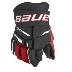 BAUER SUPREME M3 GLOVE INTERMEDIATE -Bauer m3jrglove black red 1 61dde455 e6a4 4ed4 82ef f8dae56c94c4