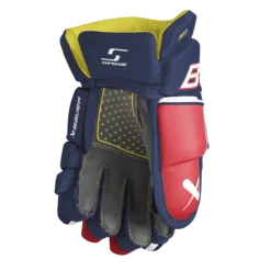 BAUER SUPREME M3 GLOVE INTERMEDIATE -Bauer m3jrglove navy red white 2 2d4a0cd7 1ede 4619 a6c9 7c8d3b124501