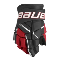 BAUER SUPREME M5PRO GLOVE JUNIOR -Bauer m5projrglove black red 1