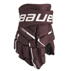 BAUER SUPREME M5PRO GLOVE JUNIOR -Bauer m5projrglove maroon 1