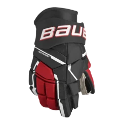 BAUER SUPREME M5PRO GLOVE INTERMEDIATE -Bauer m5prosr black red 1