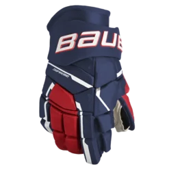 BAUER SUPREME M5PRO GLOVE SENIOR -Bauer m5prosr navy red white 1 b36330a2 b217 4df9 8811 4203a1be8f19