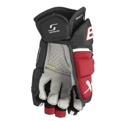 BAUER SUPREME MACH GLOVE SENIOR -Bauer machglove black red 2 b5617941 aafe 46a7 951b b6fef9ea70e4