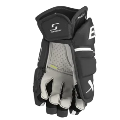 BAUER SUPREME MACH GLOVE INTERMEDIATE -Bauer machglove black white 2