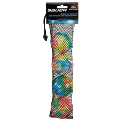 MULTI-COLORED NO-BOUNCE HOCKEY BALLS