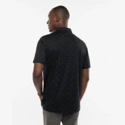 BAUER // TRAVIS MATHEW ON THE SCREWS POLO BLACK -Bauer screwspolo black 3