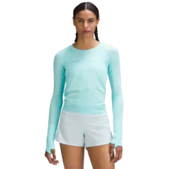 BAUER Lululemon SWIFTLY TECH LONGLSEEVE -Bauer swifttechls blue 1