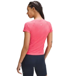 BAUER // Lululemon SWIFTLY TECH SHORTSLEEVE -Bauer swifttechss pink 3