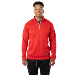 BAUER TEAM FLEECE 1/2 ZIP SENIOR 8 BAUER TEAM FLEECE 1/2 ZIP SENIOR -Bauer teamfleece red 1
