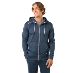 BAUER TEAM FLEECE ZIP HOODIE SENIOR -Bauer teamziphoodie navy 1