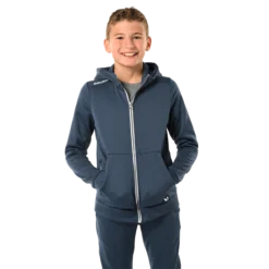 BAUER TEAM FLEECE ZIP HOODIE YOUTH -Bauer teamziphoodiey navy 1