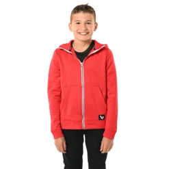 BAUER TEAM FLEECE ZIP HOODIE YOUTH -Bauer teamziphoodiey red 1